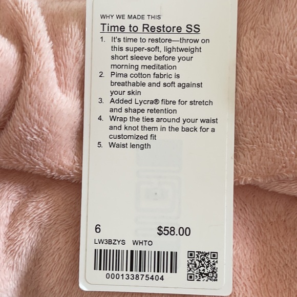 Lululemon time to restore short sleeve - Picture 4 of 4